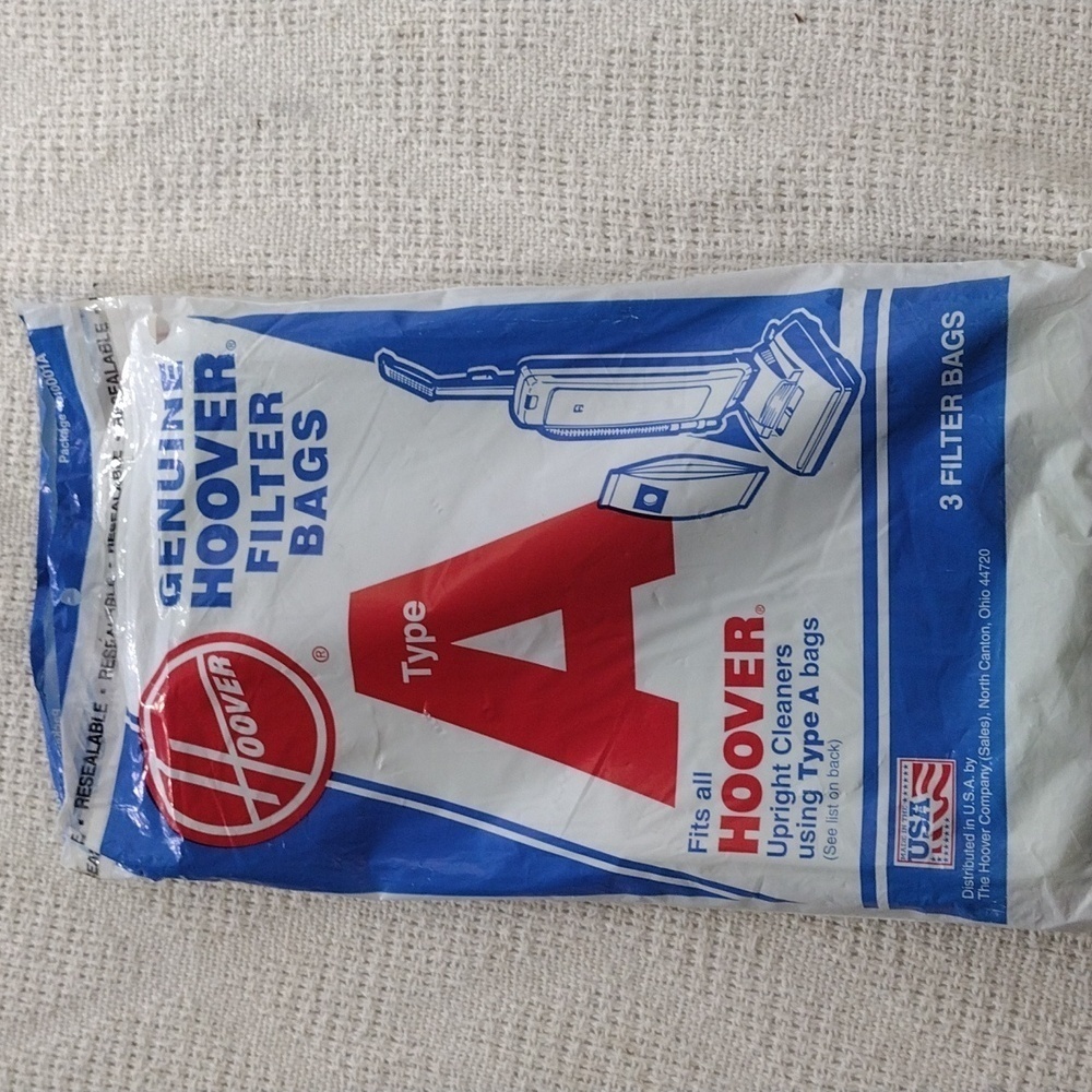 Hoover Type A Upright Vacuum Bag Pack of 3